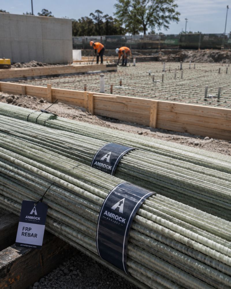 FRP Rebar for Concrete & Infrastructure Works by AMROCK FRP Rebar for Concrete & Infrastructure Works by AMROCK