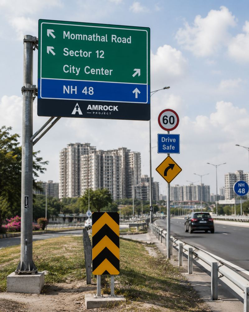 Highway Signage & Road Safety Boards by AMROCK Highway Signage & Road Safety Boards by AMROCK
