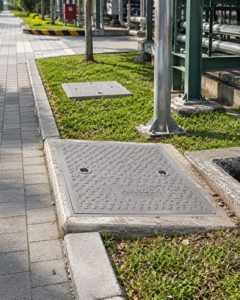 FRP Manhole Covers by AMROCK FRP Manhole Covers by AMROCK